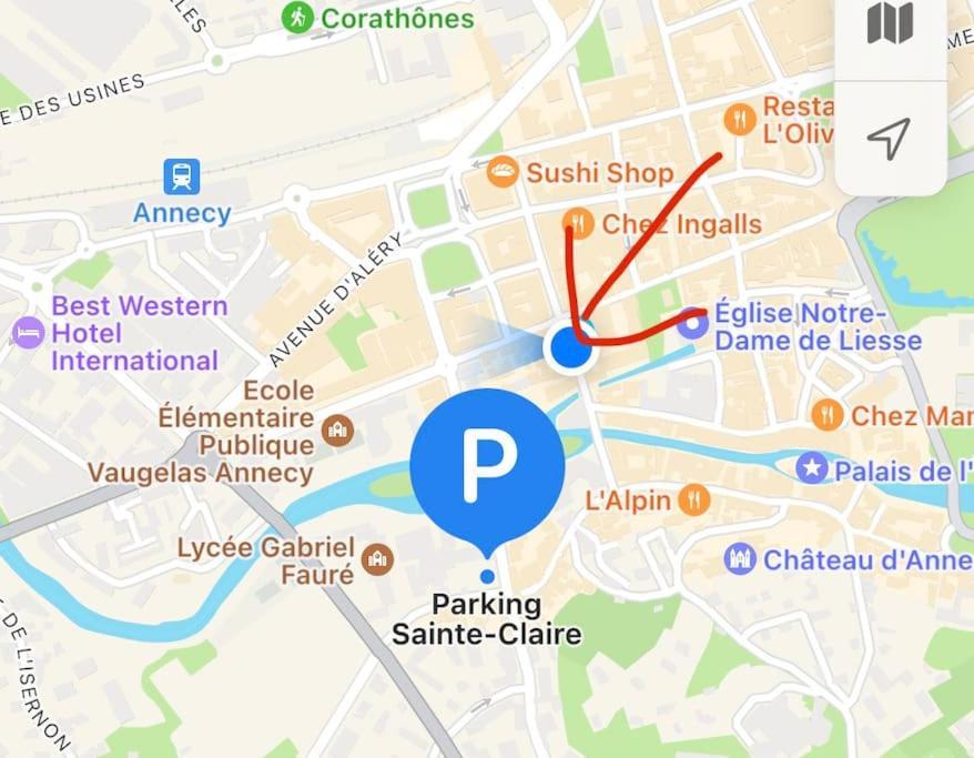 דירות אנסי La Petite Venise Des Alpes, Ultra Centre 1 A 5 Pers מראה חיצוני תמונה